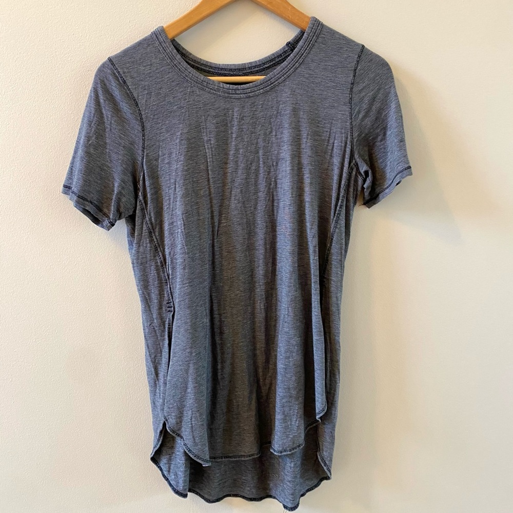 Lululemon Black and White Stripe